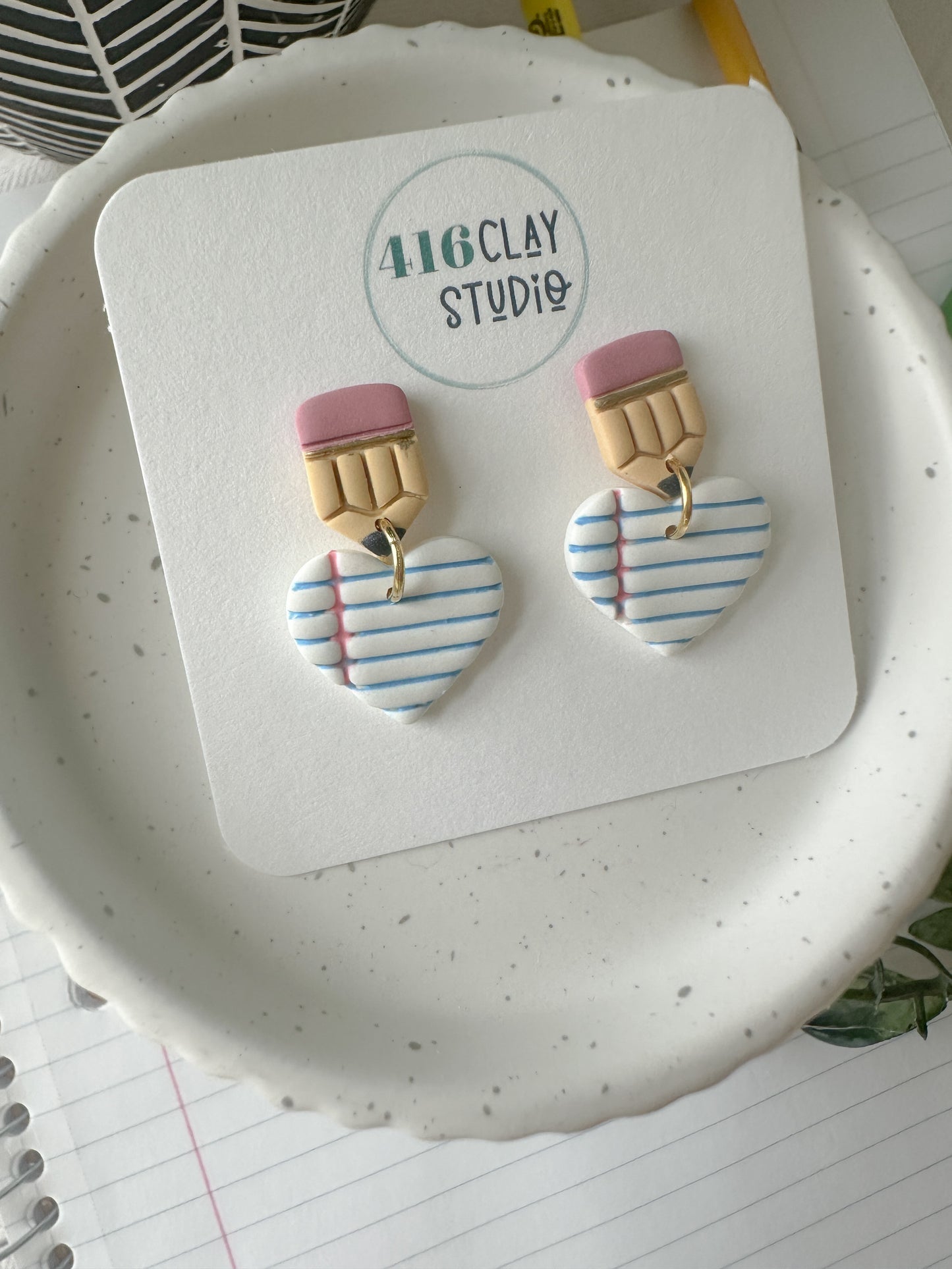 Write from the Heart Earrings