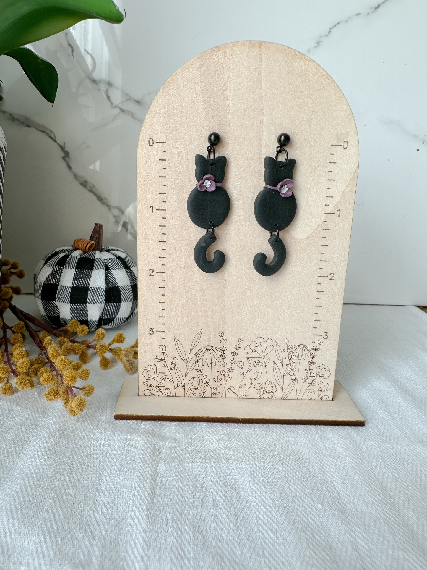 Halloween Cat Earrings