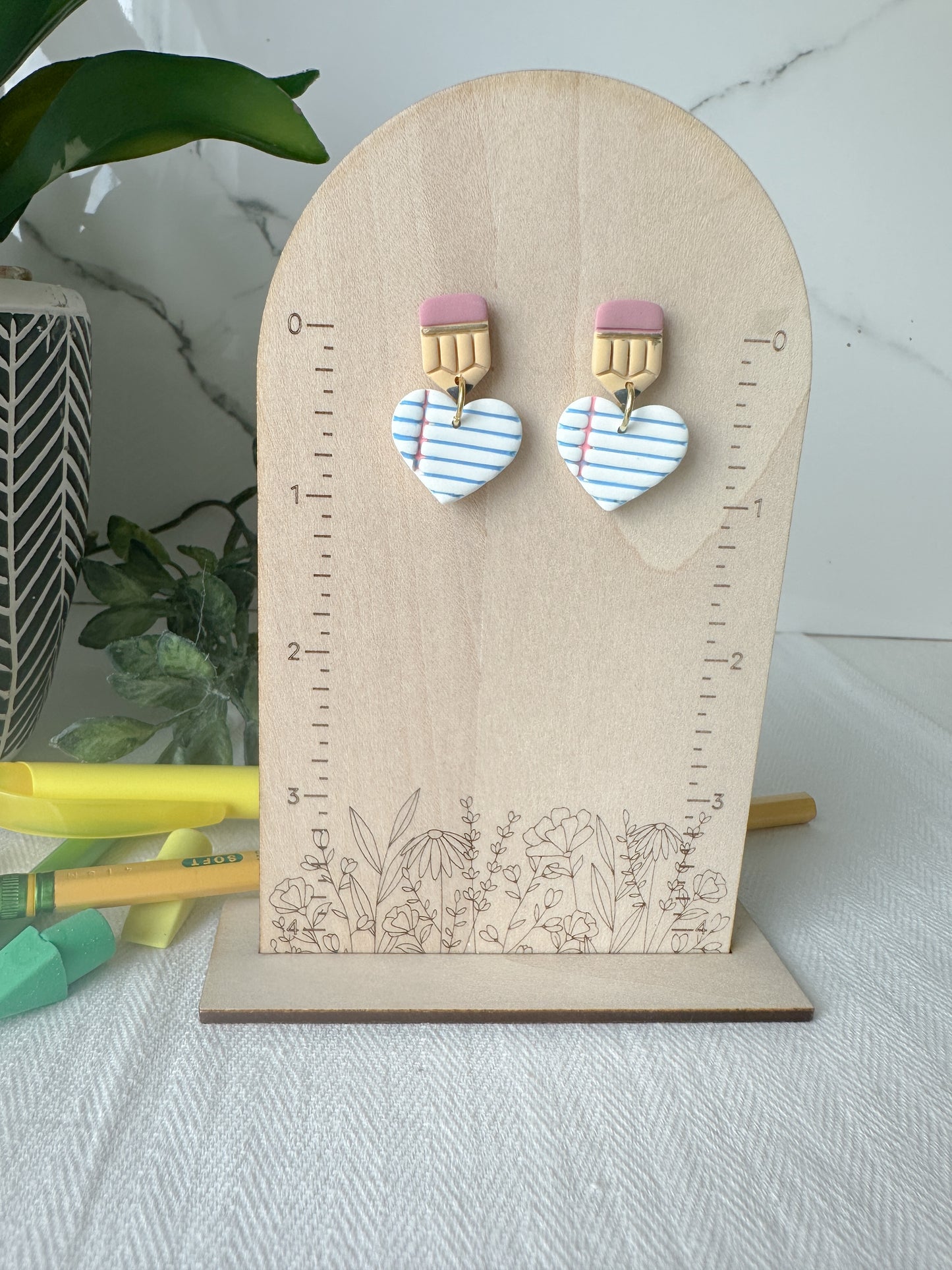 Write from the Heart Earrings