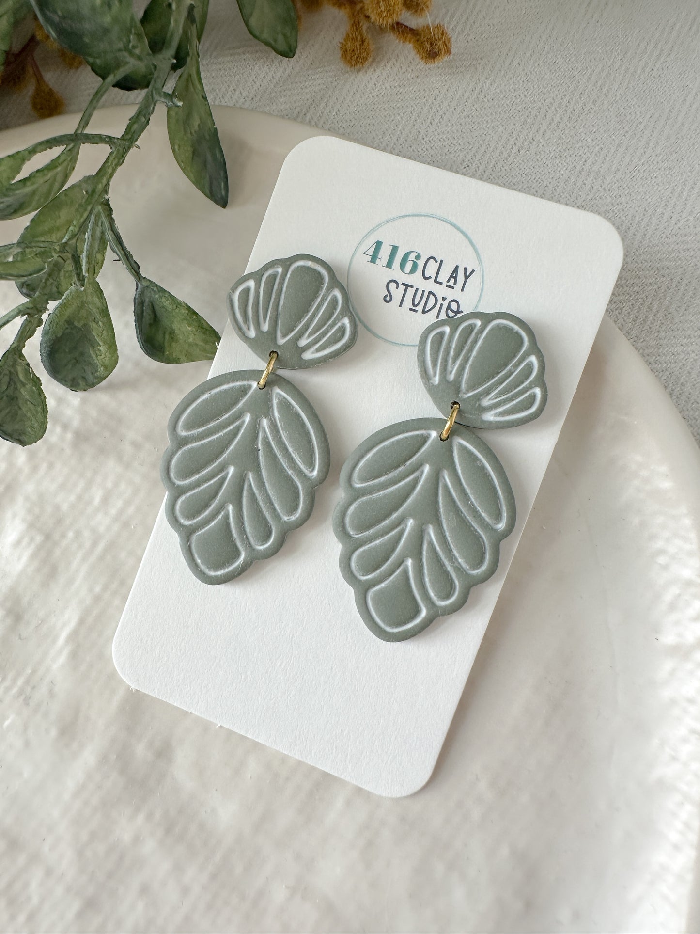 Petal Drop Earrings (four colors)