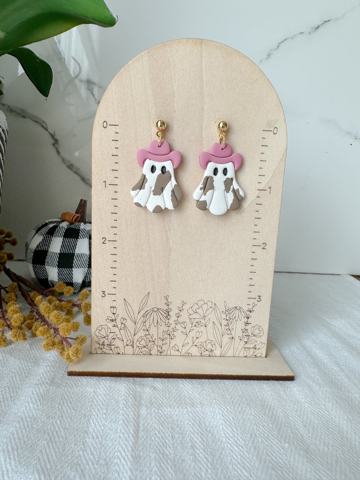 Cowgirl Ghost Earrings