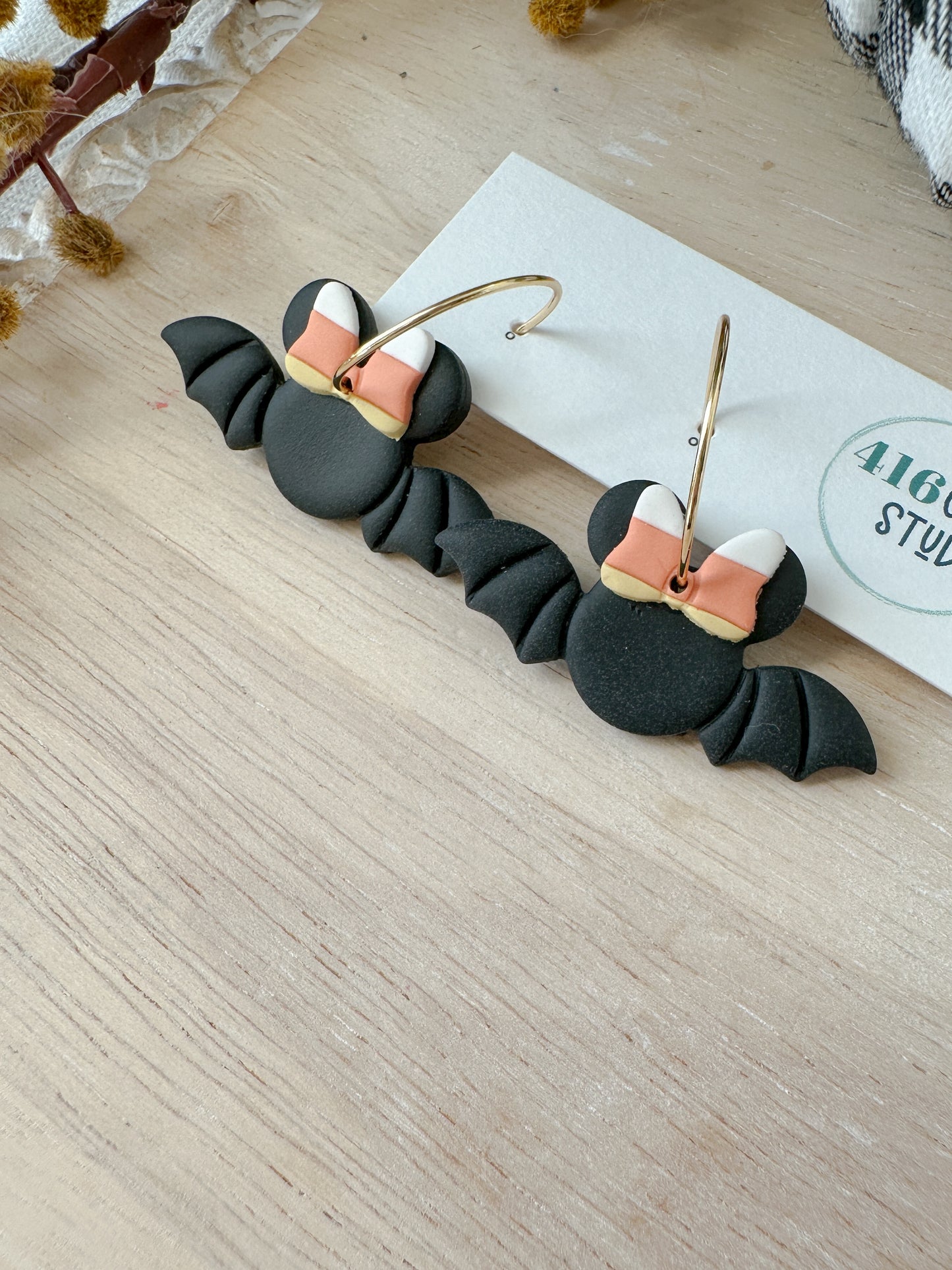 Magical Bat Earrings