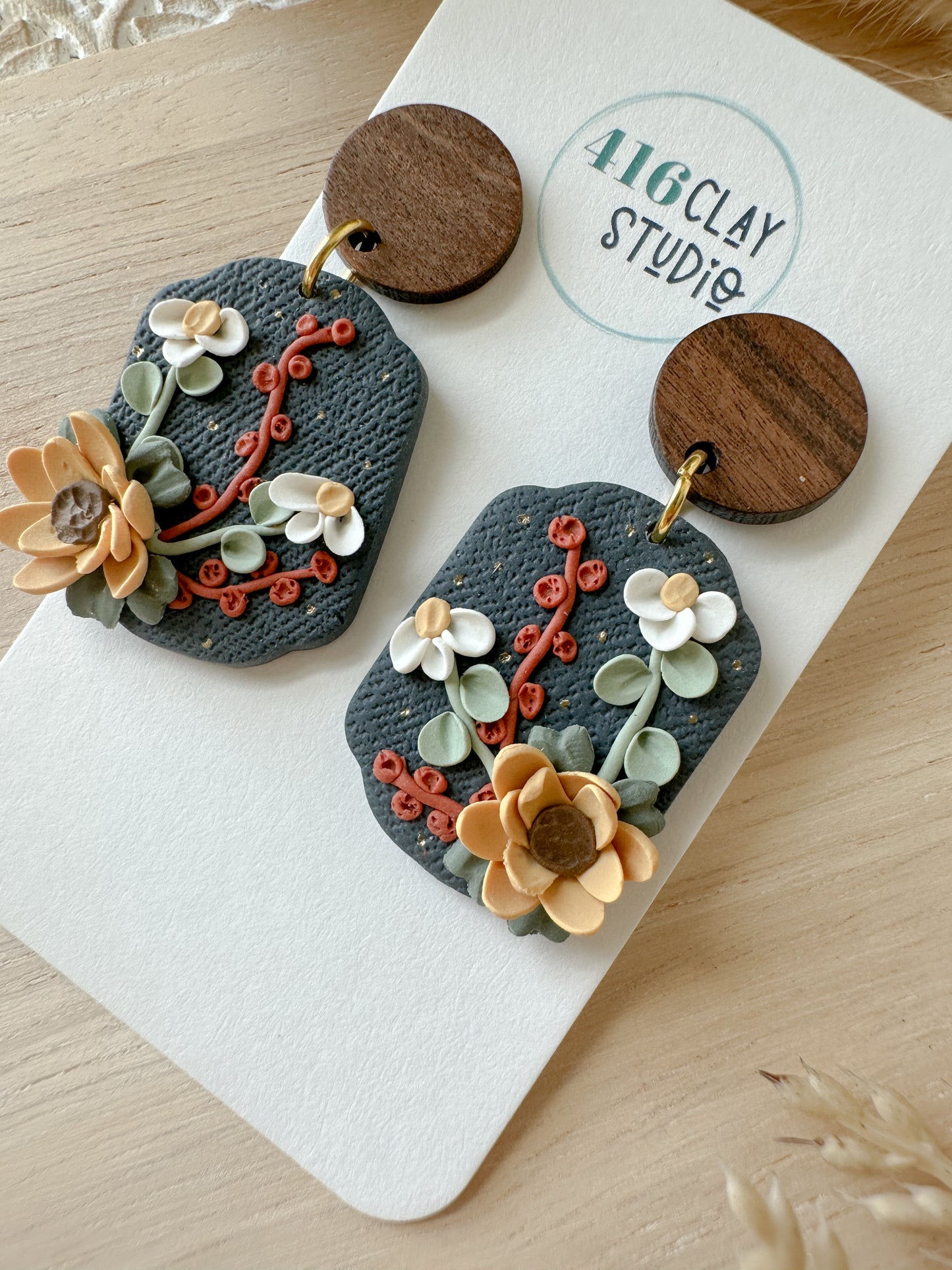 Sunflower Field Earrings