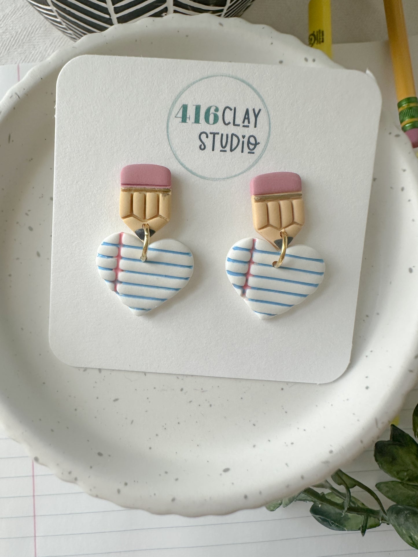 Write from the Heart Earrings