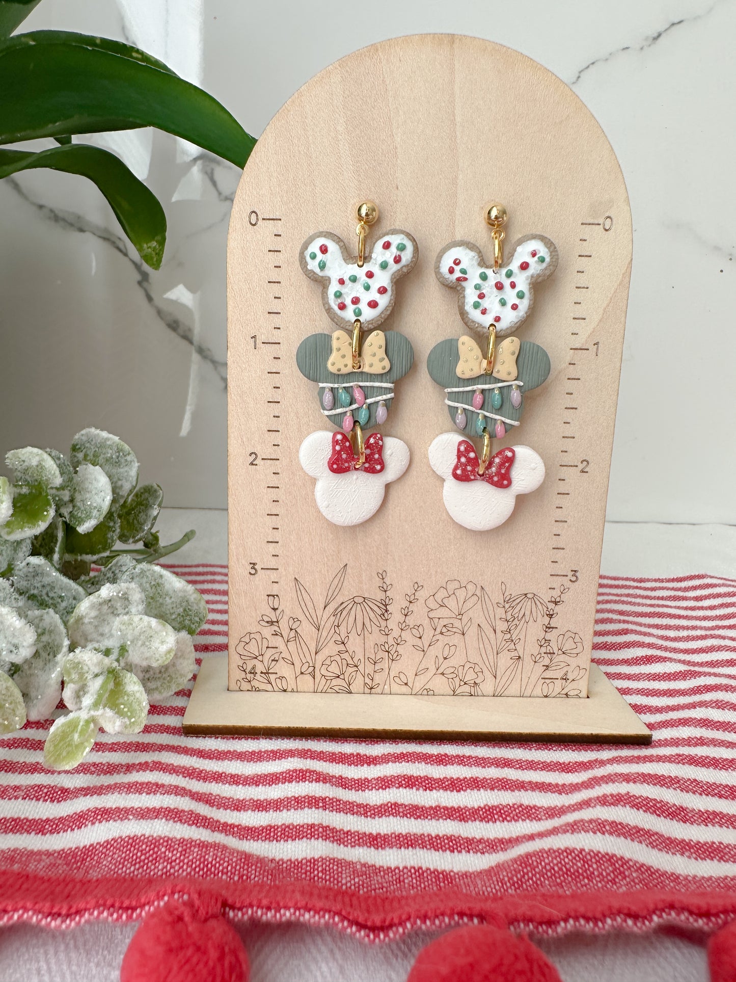 Holiday Mouse Magic Earrings