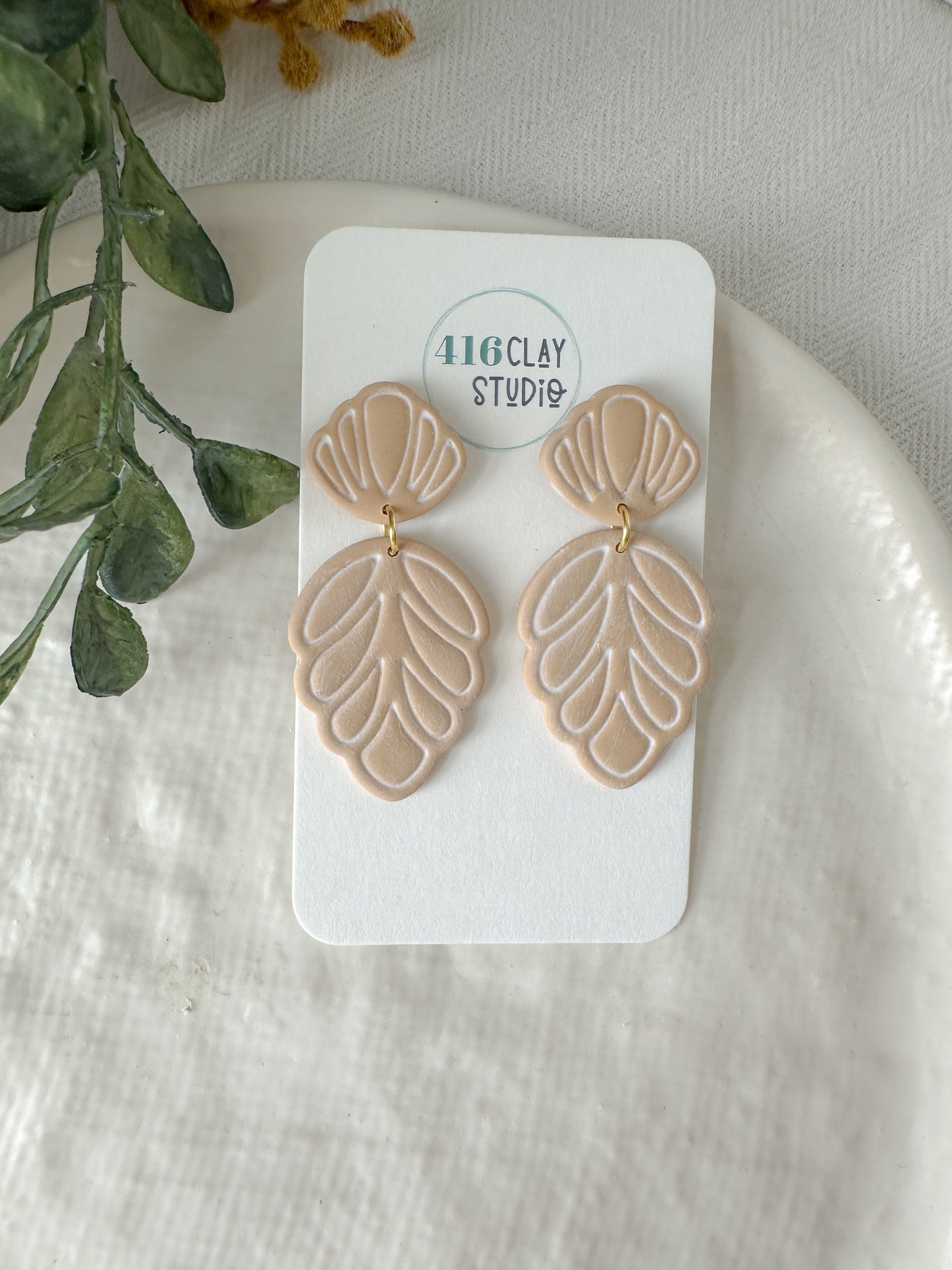 Petal Drop Earrings (four colors)