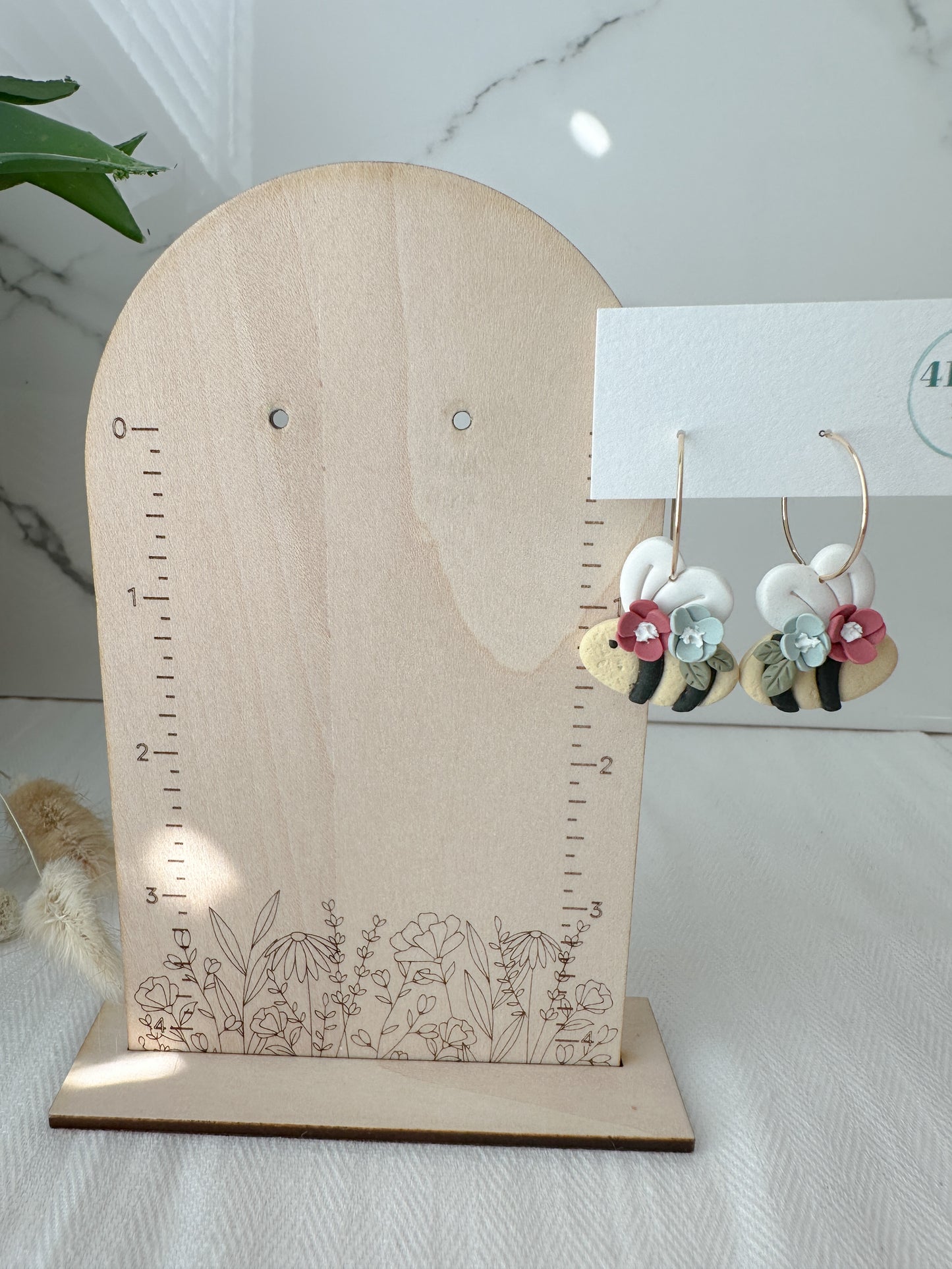 Spring Bumblebee Earrings