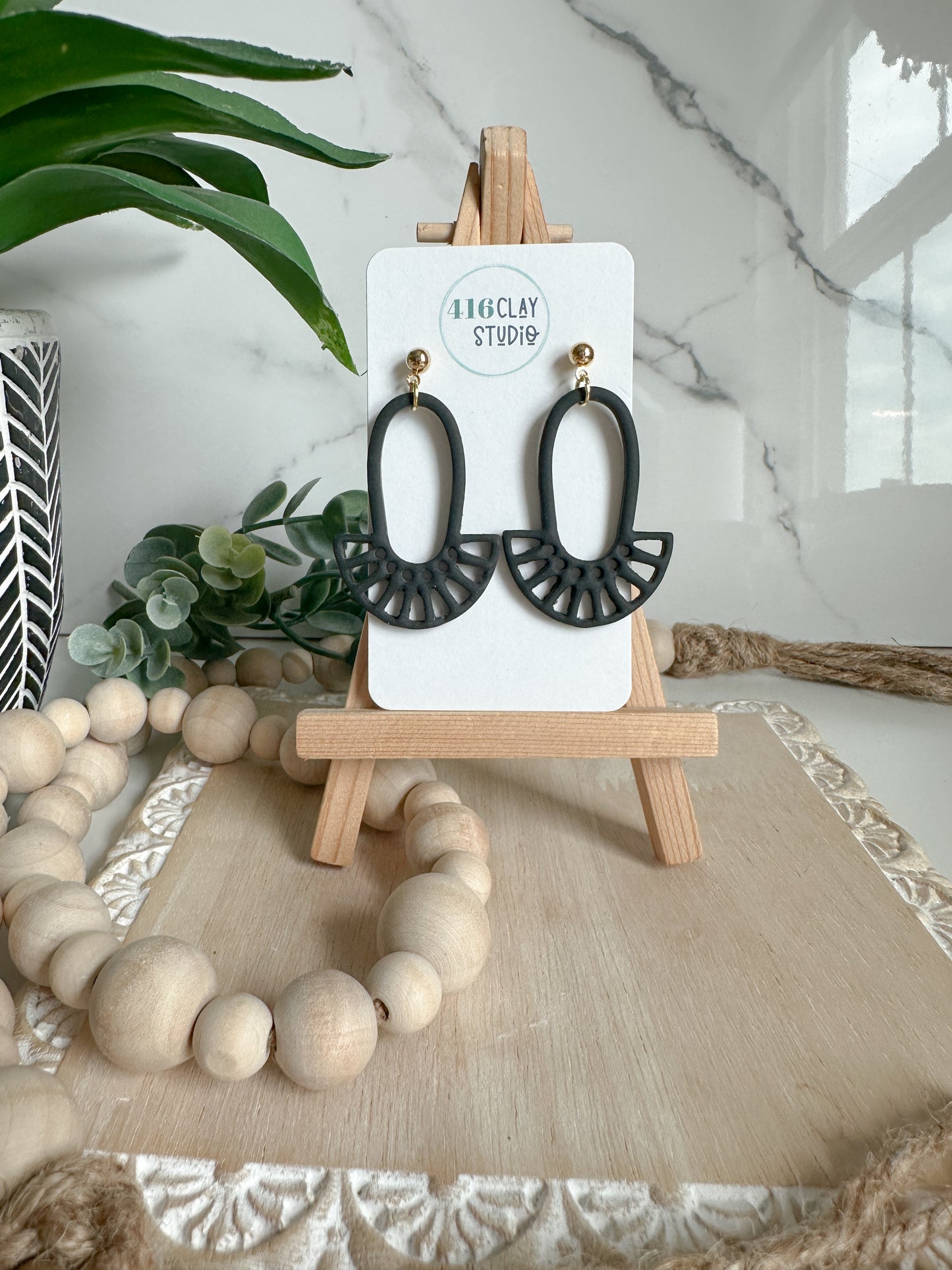 Luna Fan Earrings