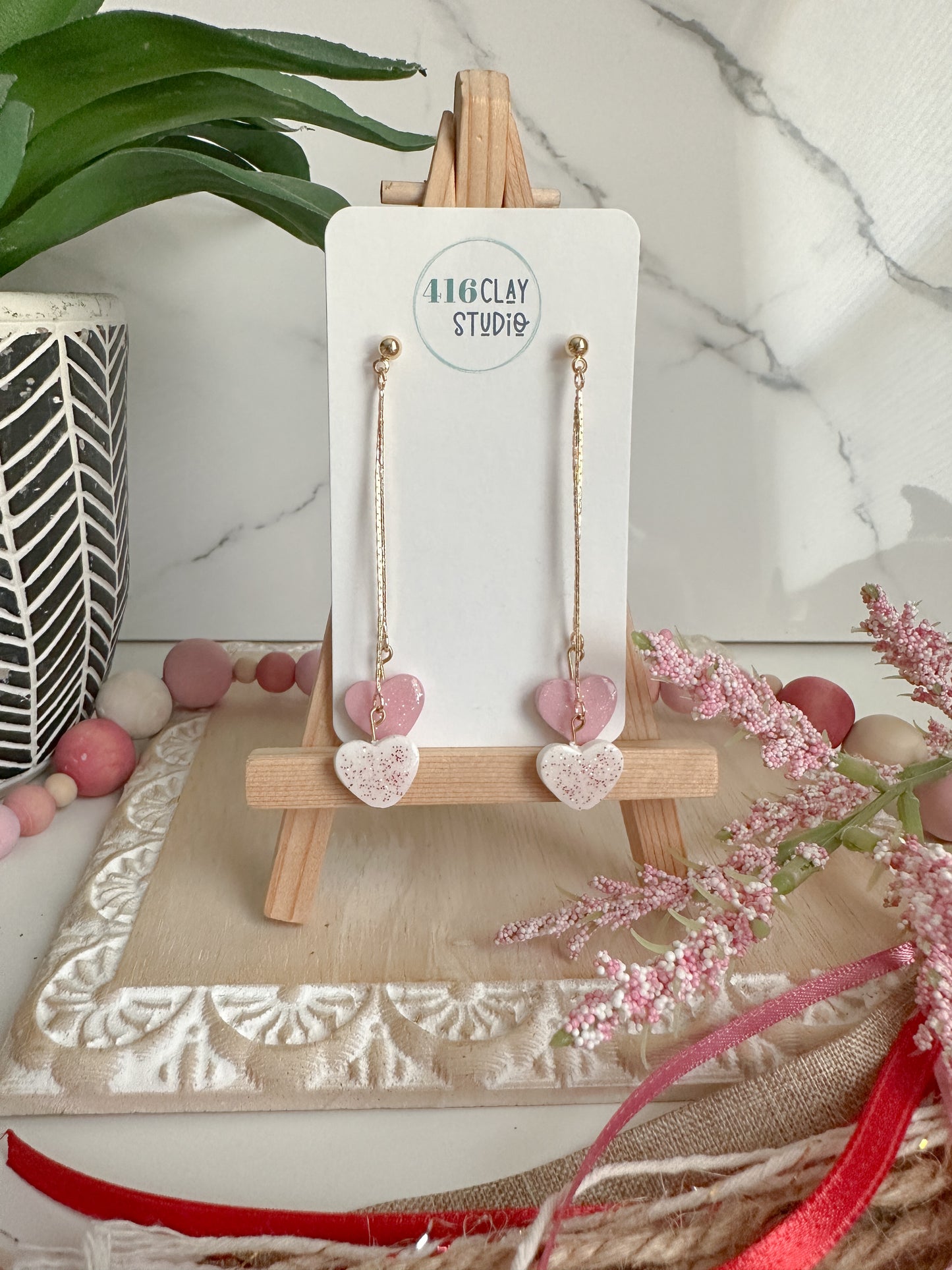 Sweetheart Dangle Earrings