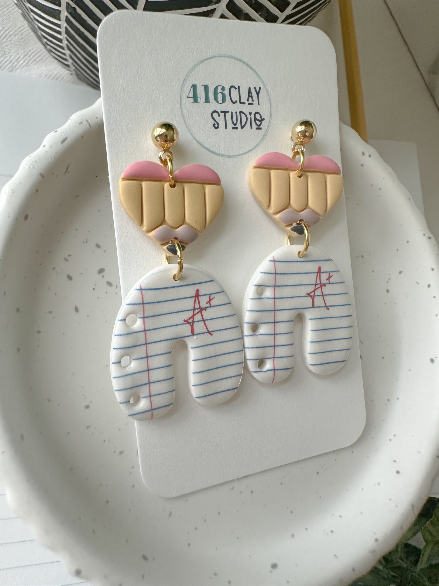 Graded With Love Earrings