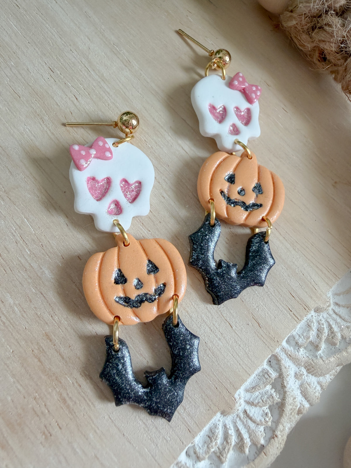 Bows and Boos Earrings