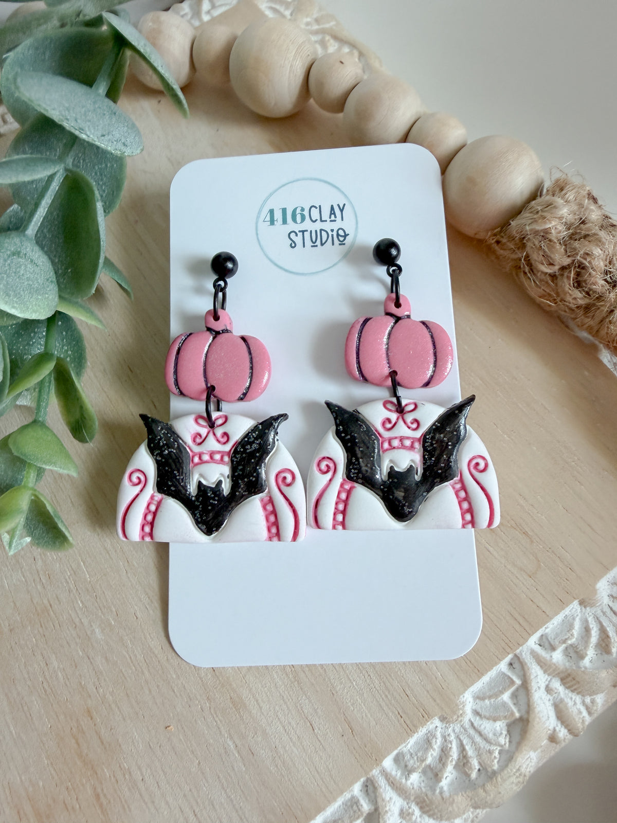 Whimsical Bat Earrings