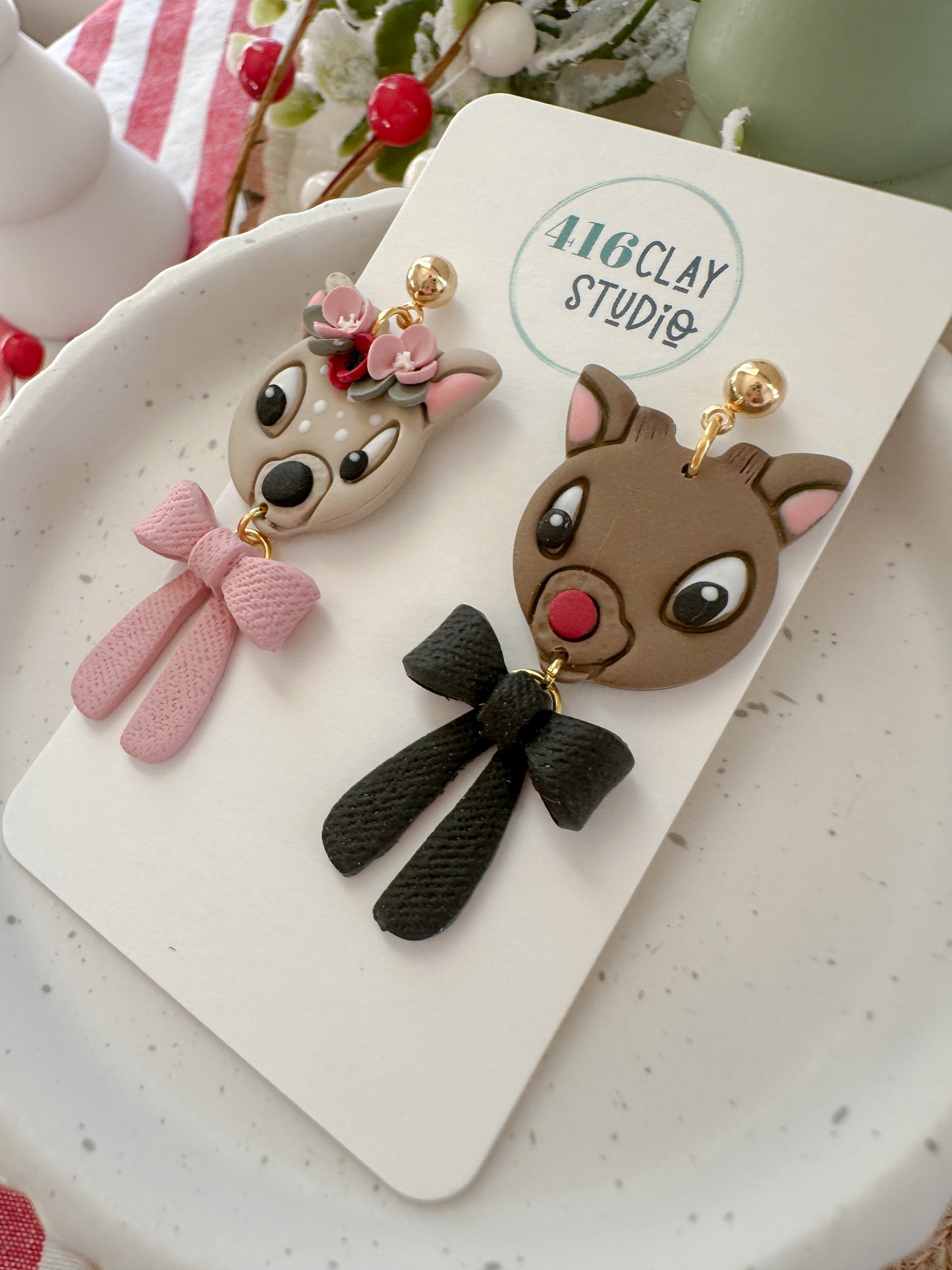 Claymation Sweetheart Earrings