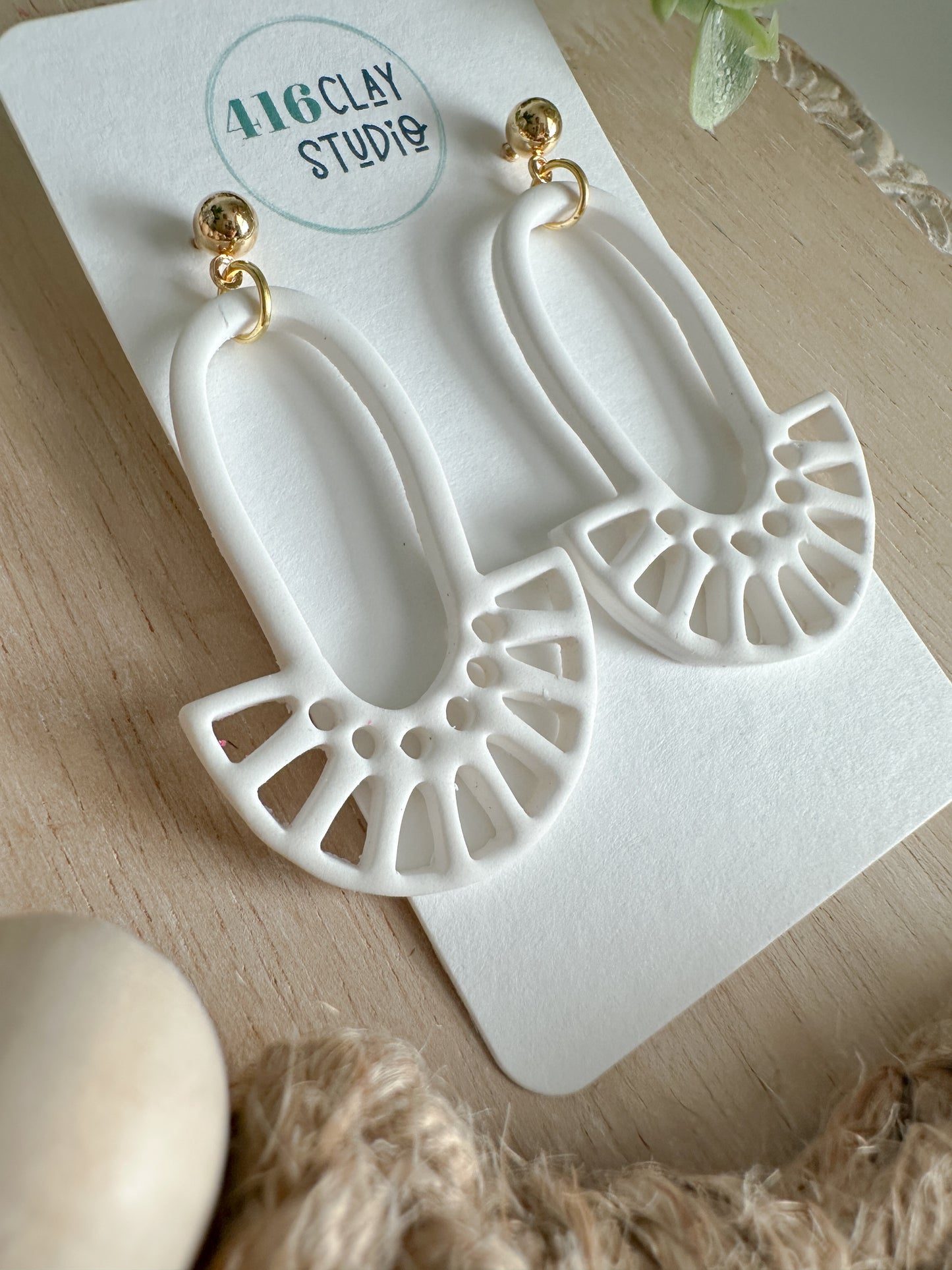 Luna Fan Earrings