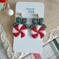 Peppermint & Bow Earrings