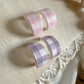 Gingham Huggie Earrings