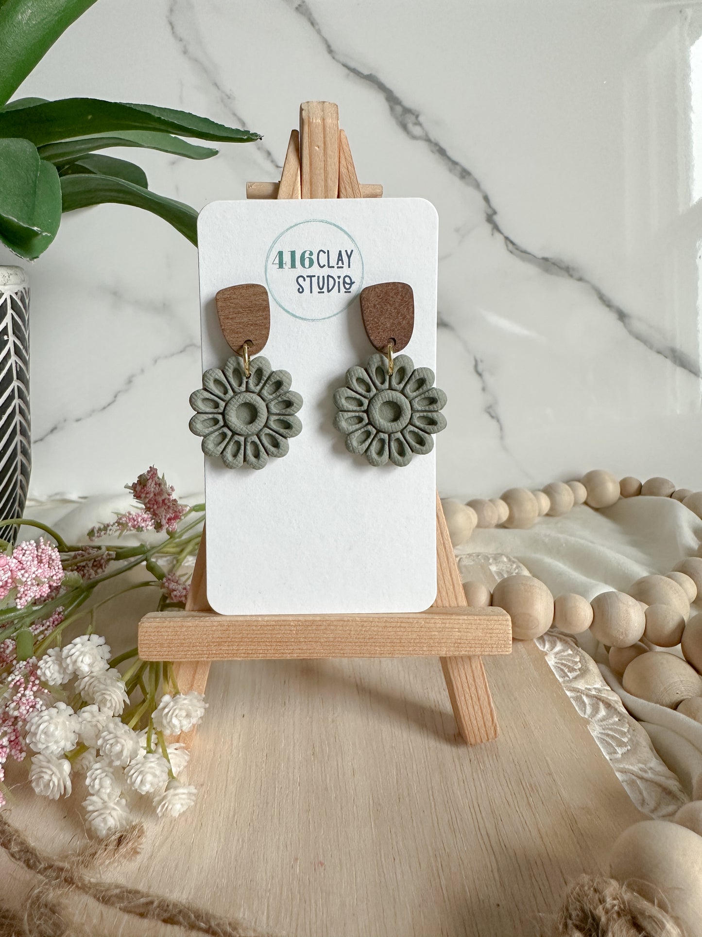 Boho Spring Flowers (five color options)