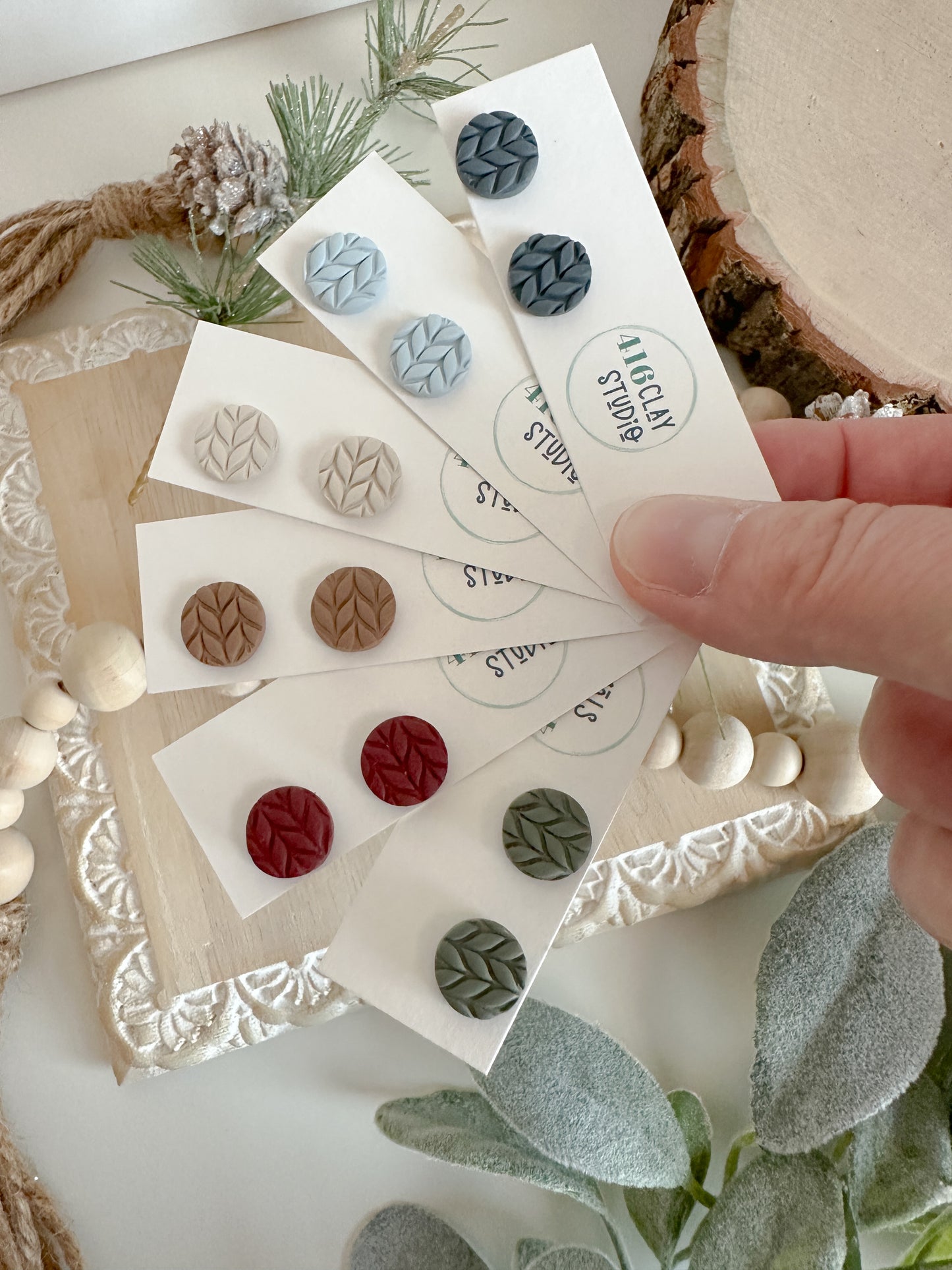 Winter Stud Earrings