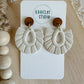 Faux Macramé  Earrings (two options)