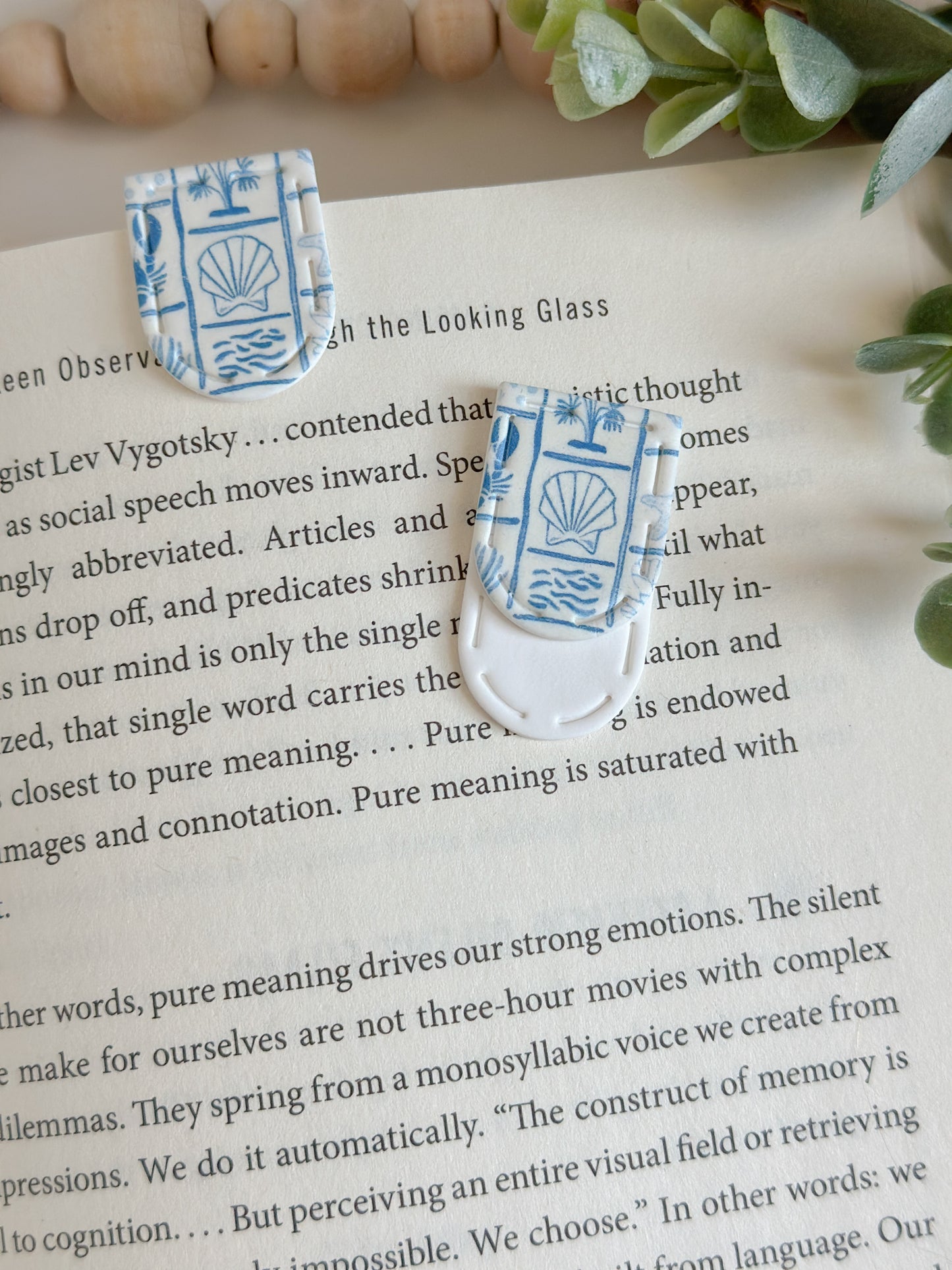 Patterned Polymer Clay  Bookmarks