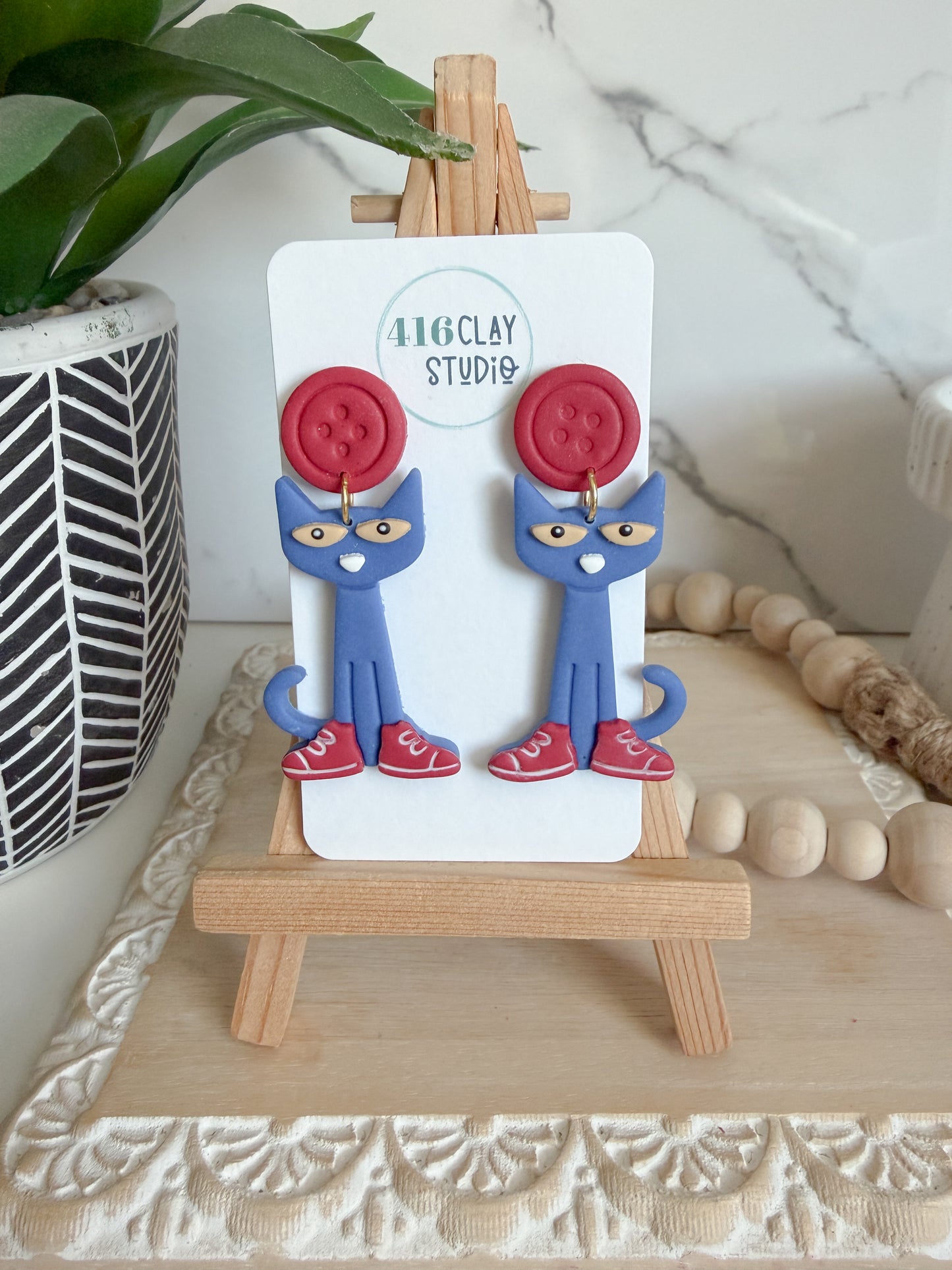 Cool Cat Earrings