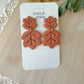 Autumn Leaf Dangle Earrings (three color options)