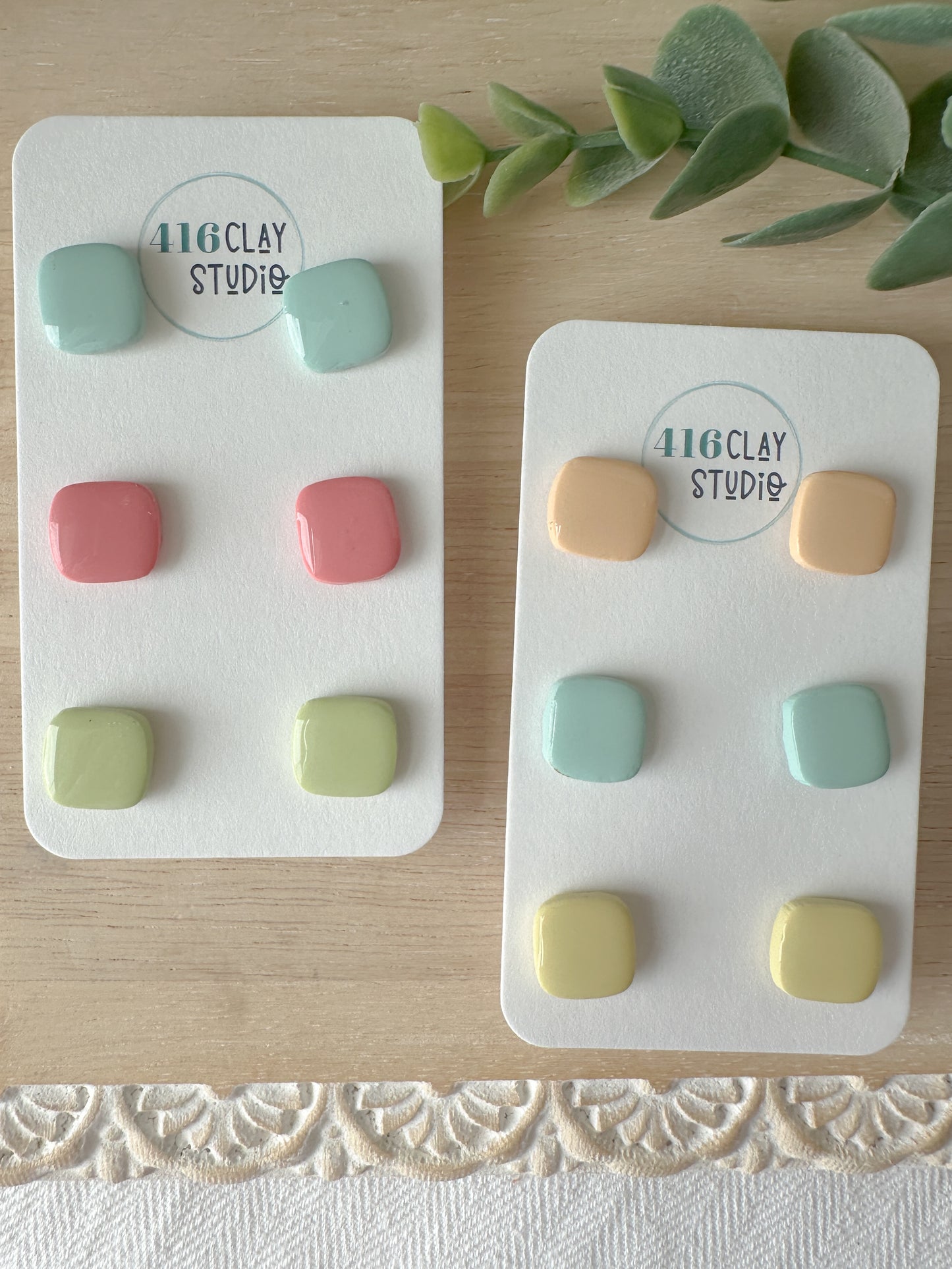 Bright Pastel Stud Pack (two color combos)