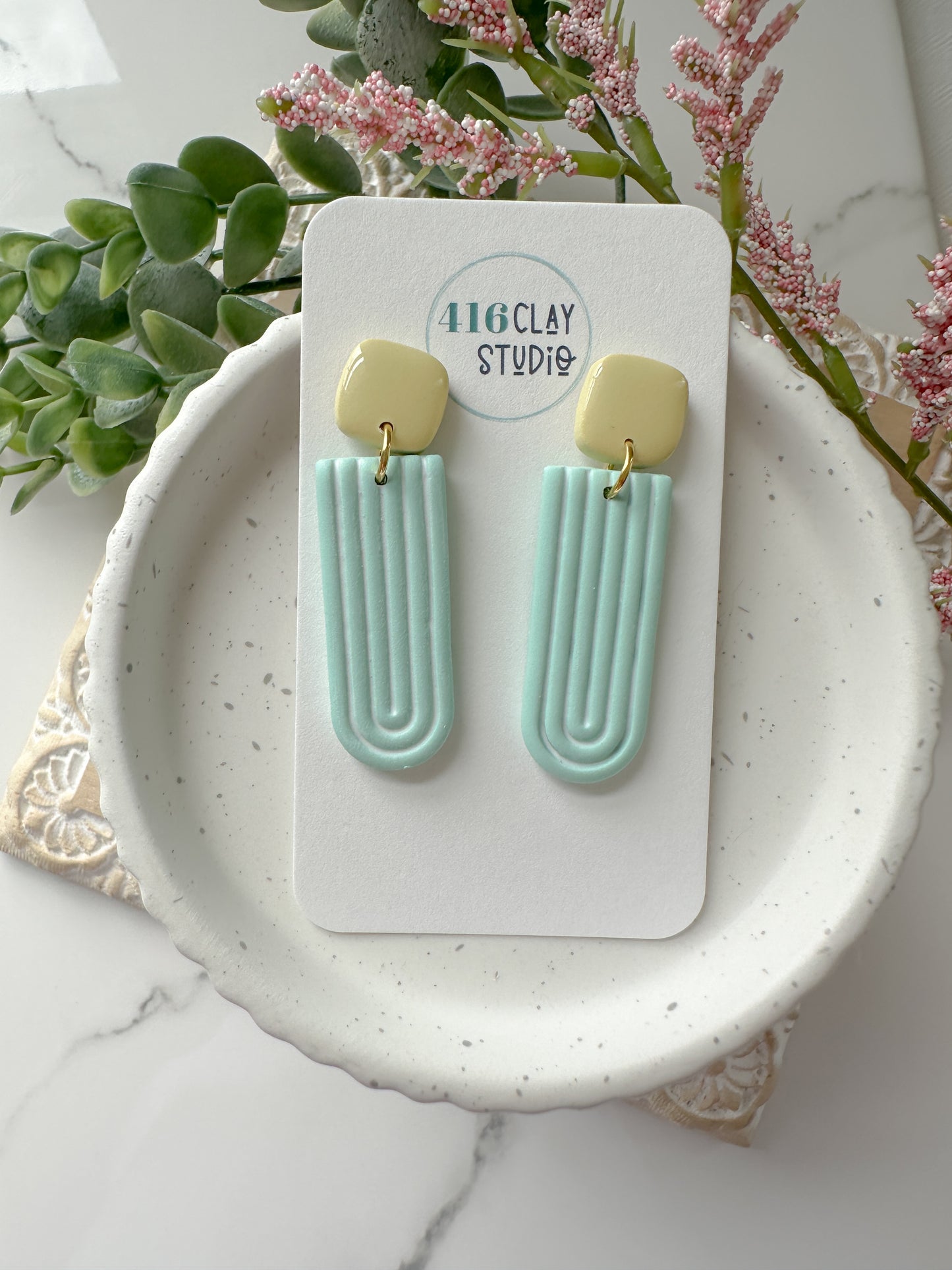 Long Arch Earrings (three color options)