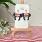 Candy Cane Mouse Ear Headband