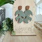 Monstera Leaf Earrings