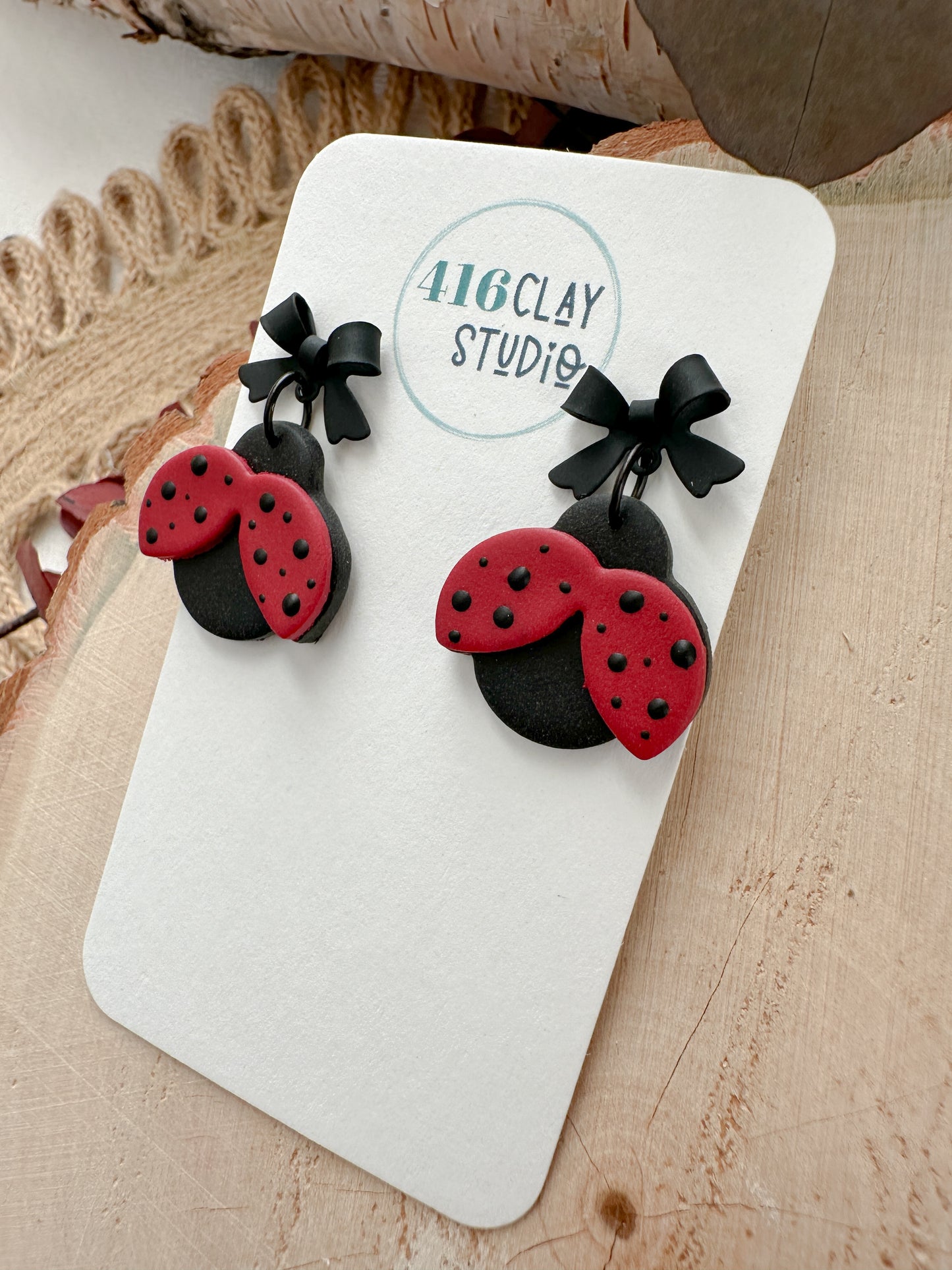 Ladybug Earrings
