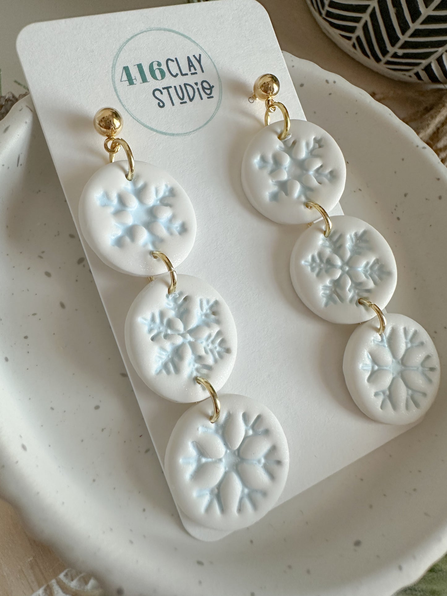 Snowflake Trio Earrings