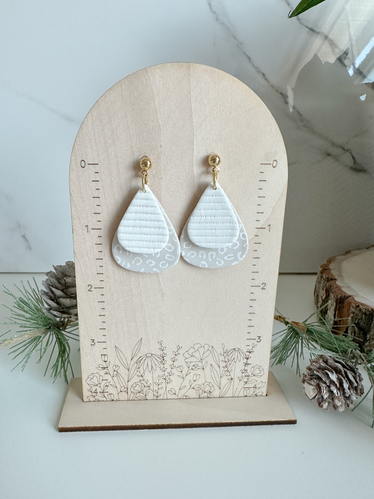 Layered Teardrop Earrings