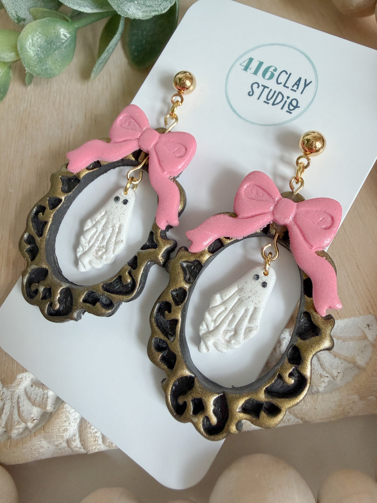 Ghostly Frame Earrings