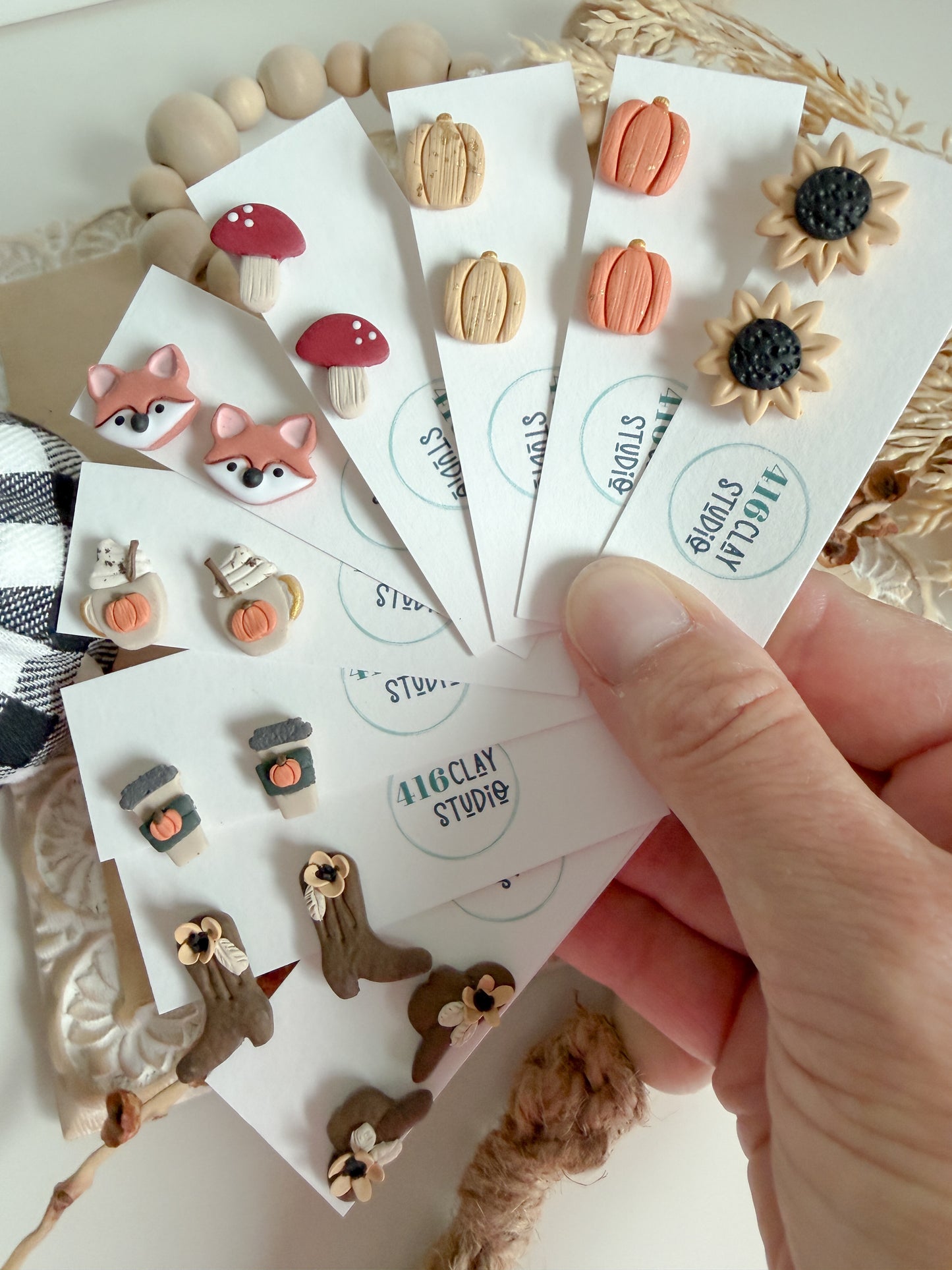 Fall Stud Earrings