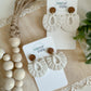Faux Macramé  Earrings (two options)