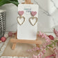 Gold Heart Earrings