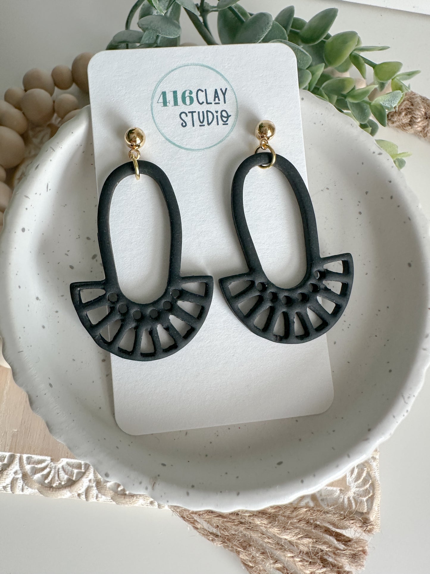 Luna Fan Earrings