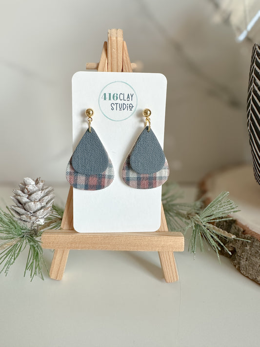 Layered Teardrop Earrings