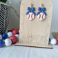 Baseball Bow Earrings (multiple color options)