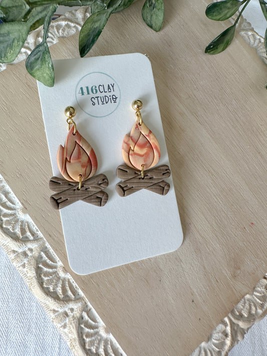 Camp Fire Earrings