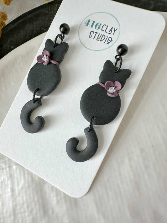 Halloween Cat Earrings