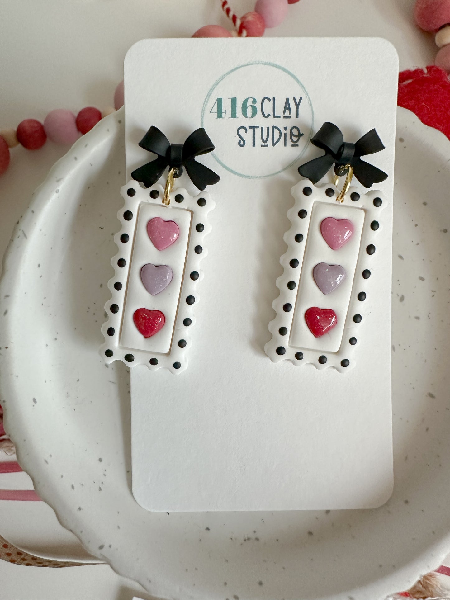Sweetheart Stamp Earrings