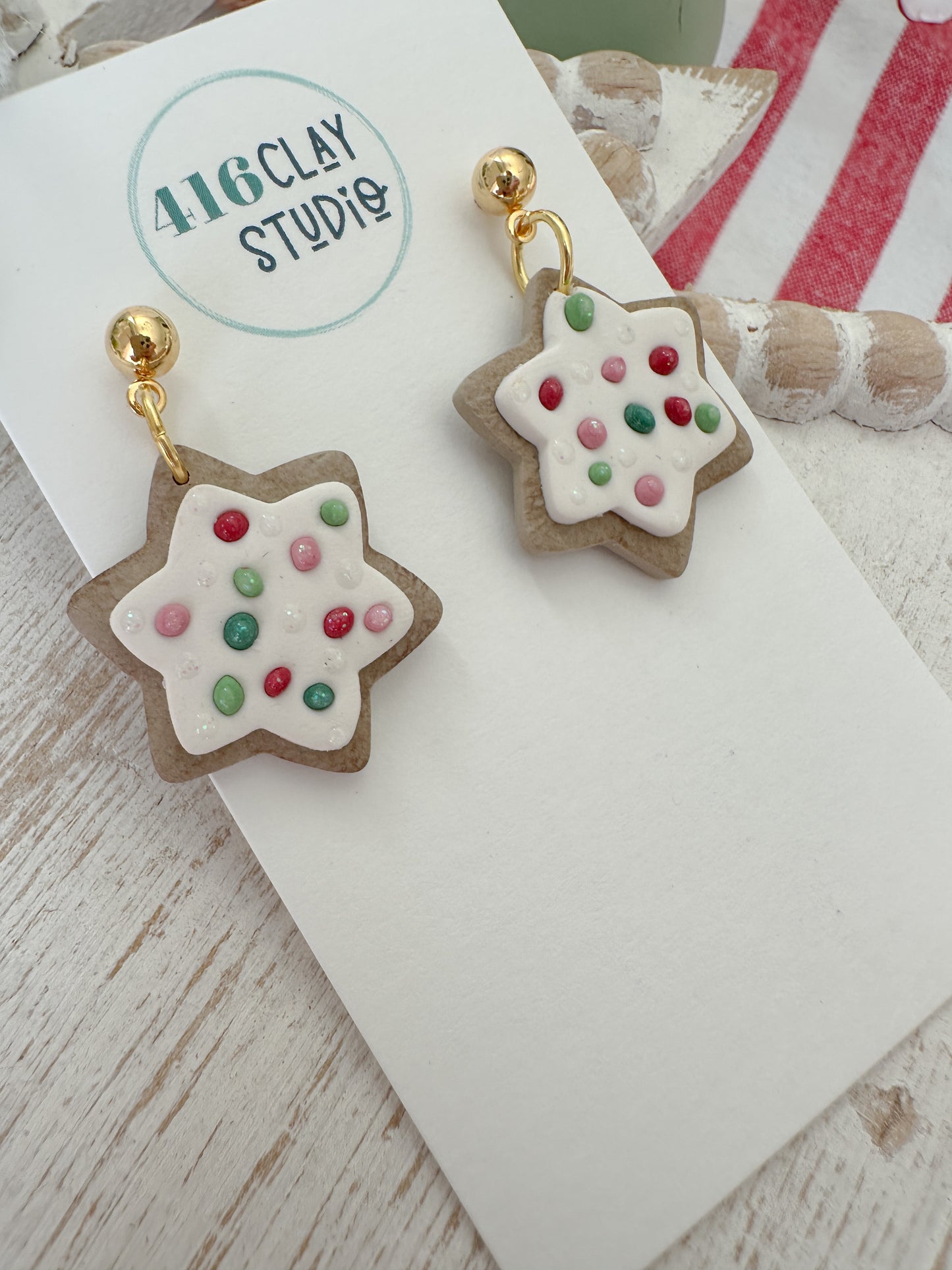 Holiday Sugar Cookie Earrings