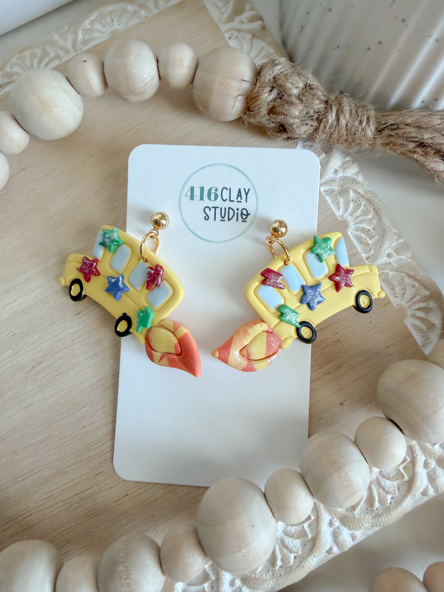 The Shape-Shifting Bus Earrings