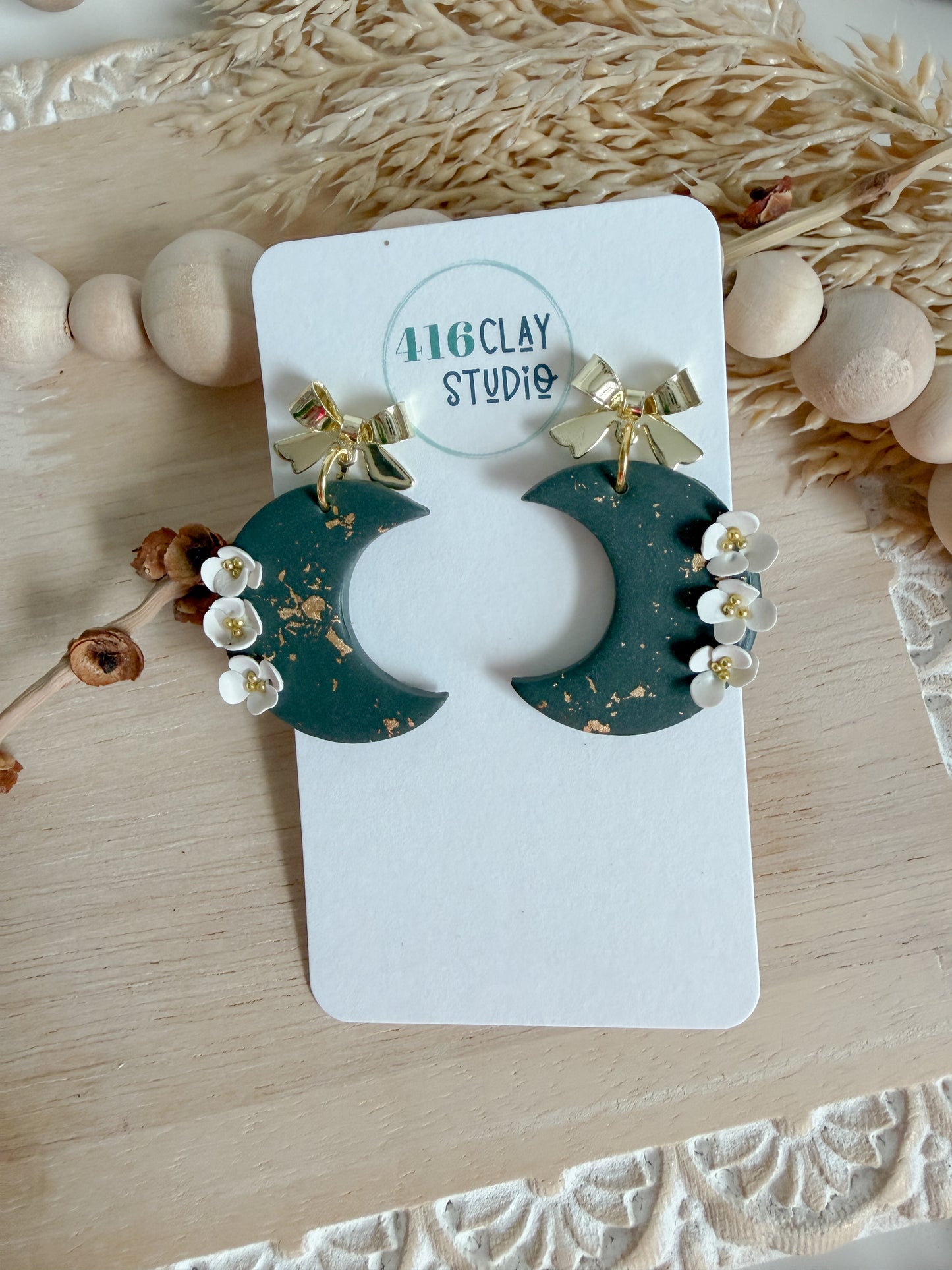 Midnight Moon Earrings