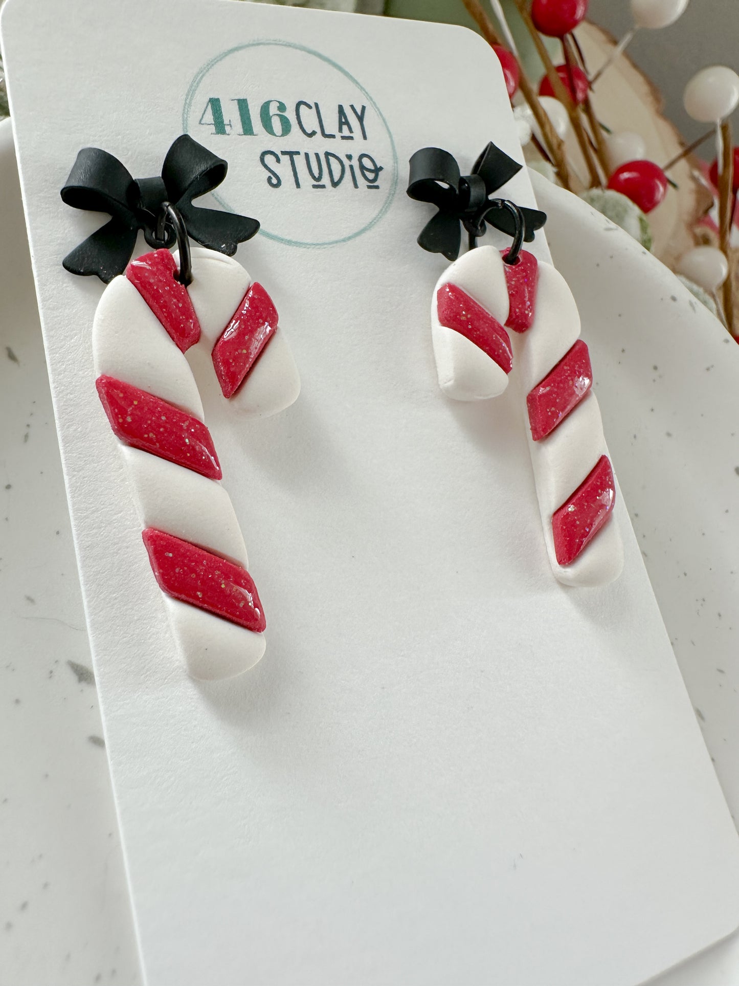 Candy Cane Earrings