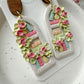 Girly Bookshelf Earrings