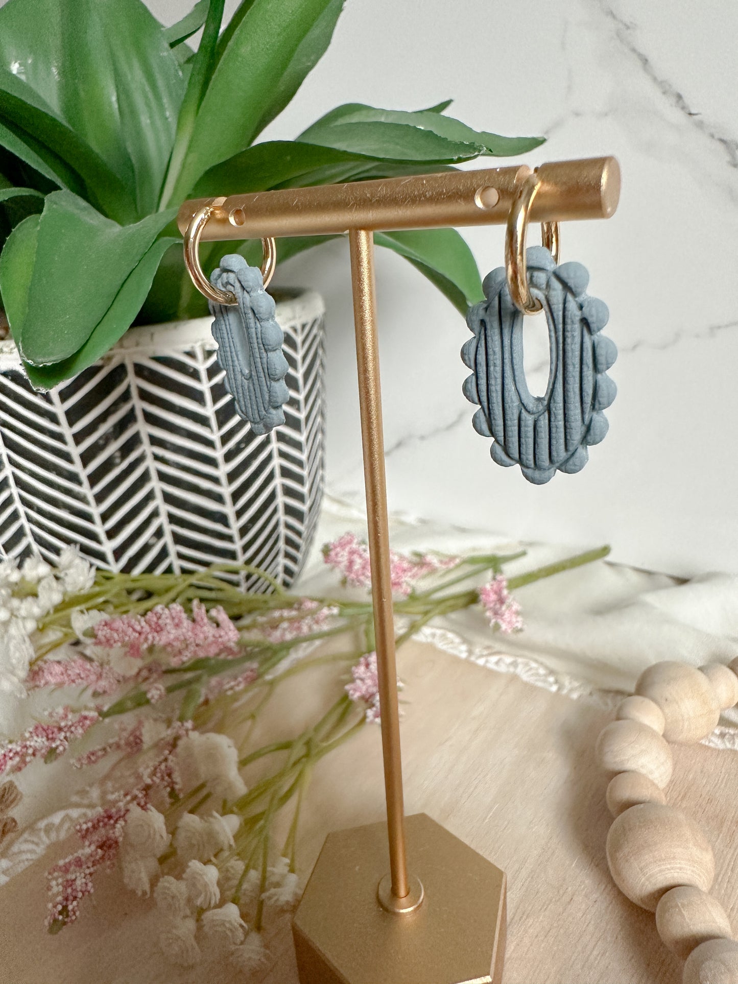 Boho Spring Charm Earrings (five color options)