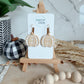 Farmhouse Pumpkin Hoop Earrings